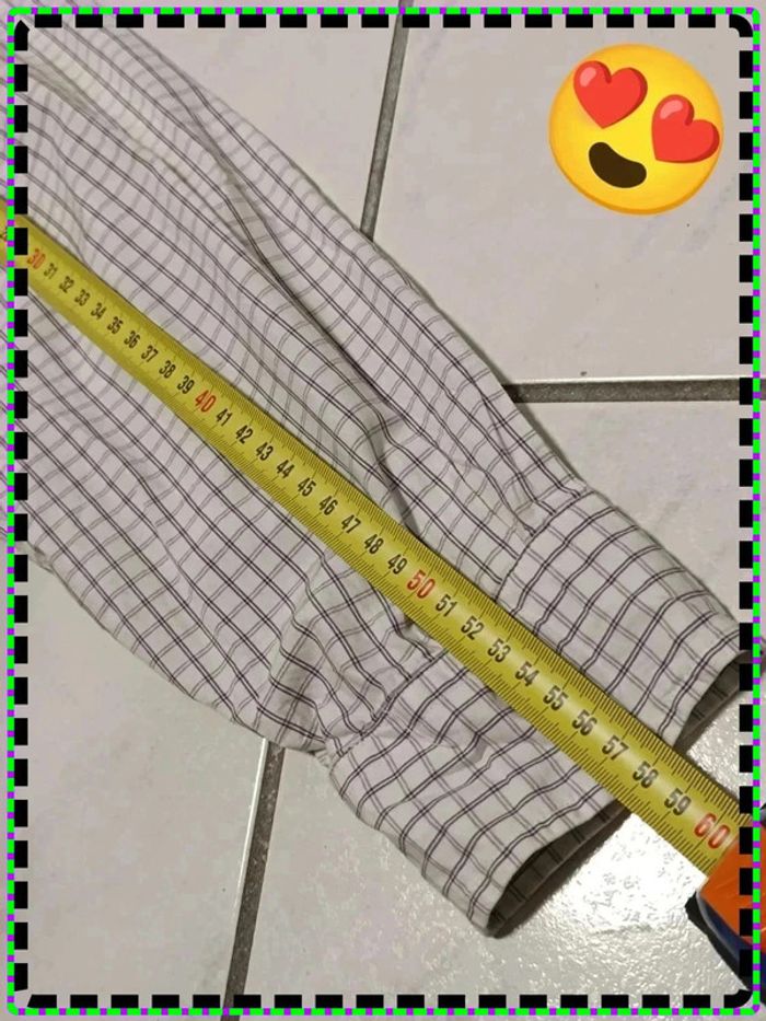Chemise Tommy Hilfiger L vintage Y2K à carreaux logo brodé - photo numéro 11