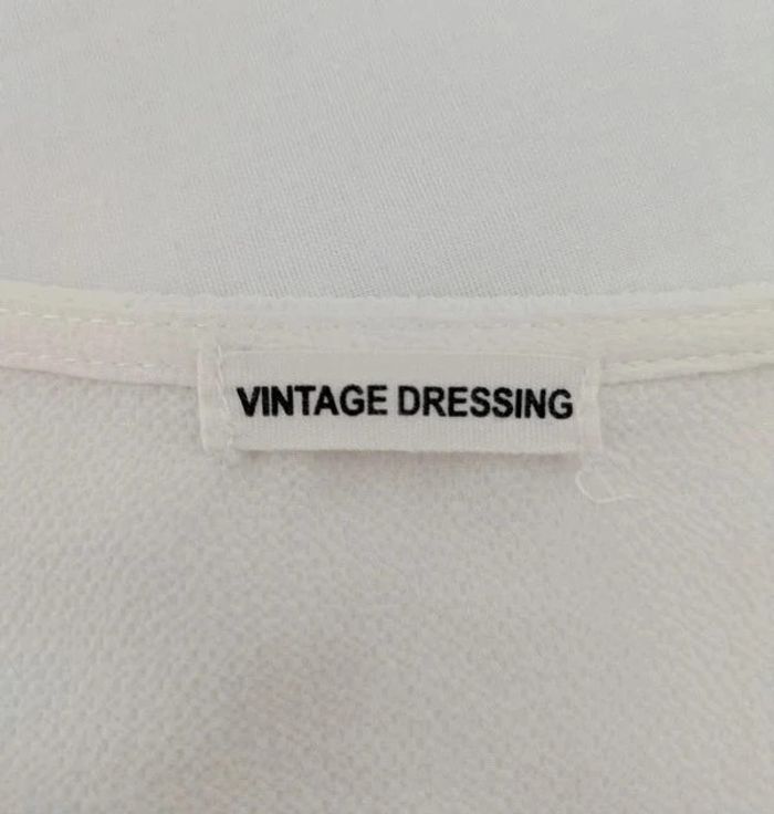 Blouse d'été blanche manches 3/4 - taille M - photo numéro 4