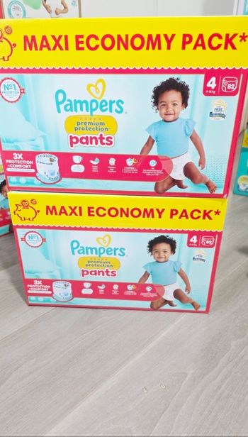 2× Couches-culottes premium Pants Taille 4 MAXI PACK ×164