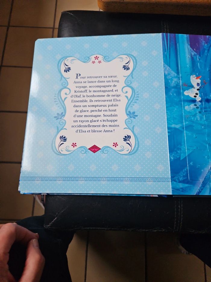 Mon livre puzzle La reine des neiges - photo numéro 3