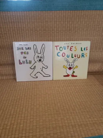 2 livres Les aventures de Lulu d'Alex Sanders