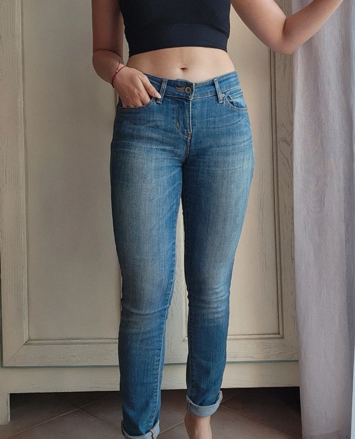 Jean Levis skinny demi curve vintage - photo numéro 3
