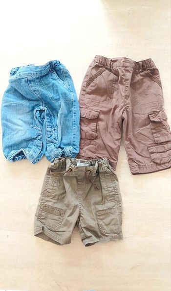 Lot 3 pantalons 6 mois