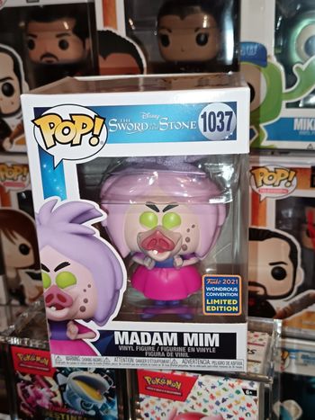 Pop funko figurine madam mim wondrous convention 2021 - Disney the sword in the stone
