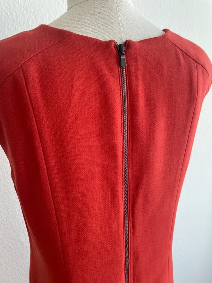 Robe orange fendue Gérard Darel 40 - photo numéro 6