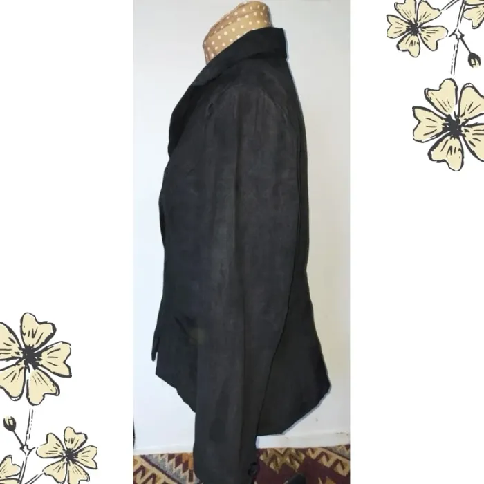 Veste noire vintage femme, Kim Rogers Signature, taille M, parfait état - photo numéro 11