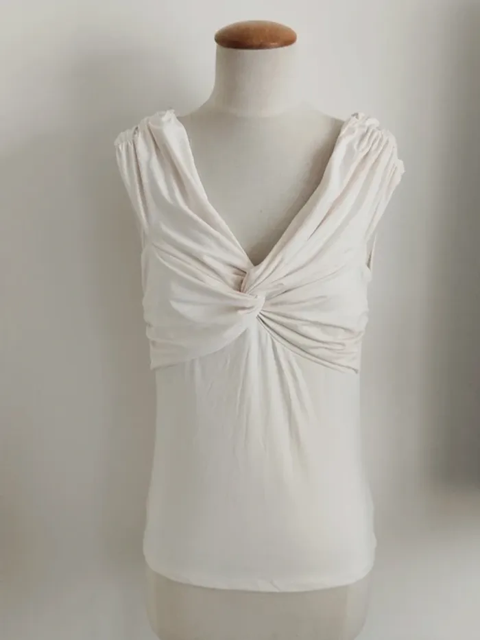 Sublime Top péplum crème H&M taille 38