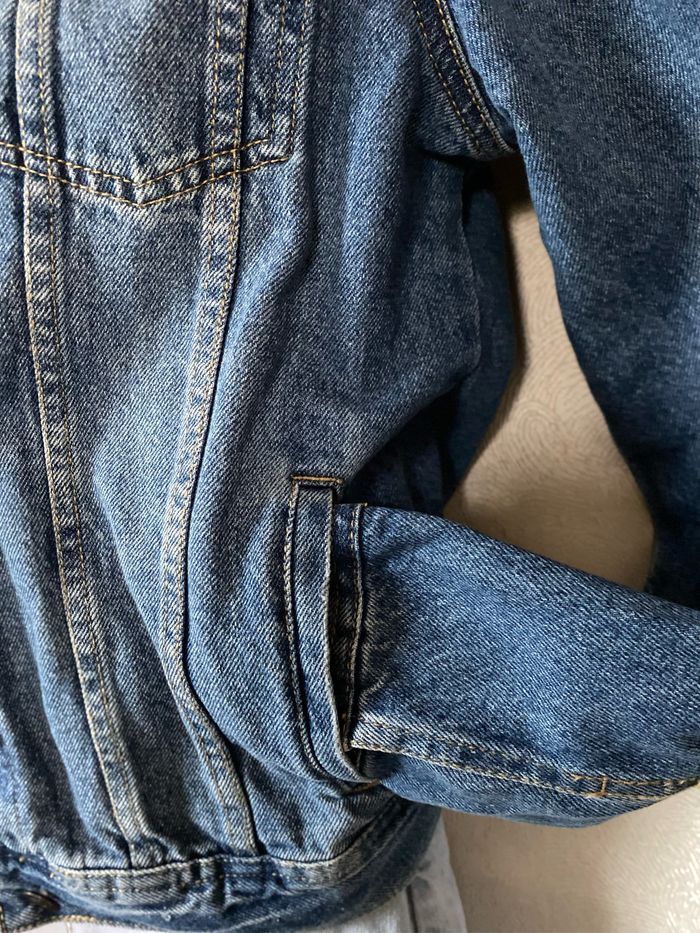 Veste en jeans coton denim bleu 12/14 ans kiabi - photo numéro 5