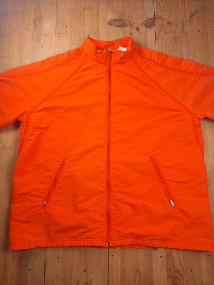 Veste de sport Nike running orange fluo – Homme L - logo brodé (679) - photo numéro 3