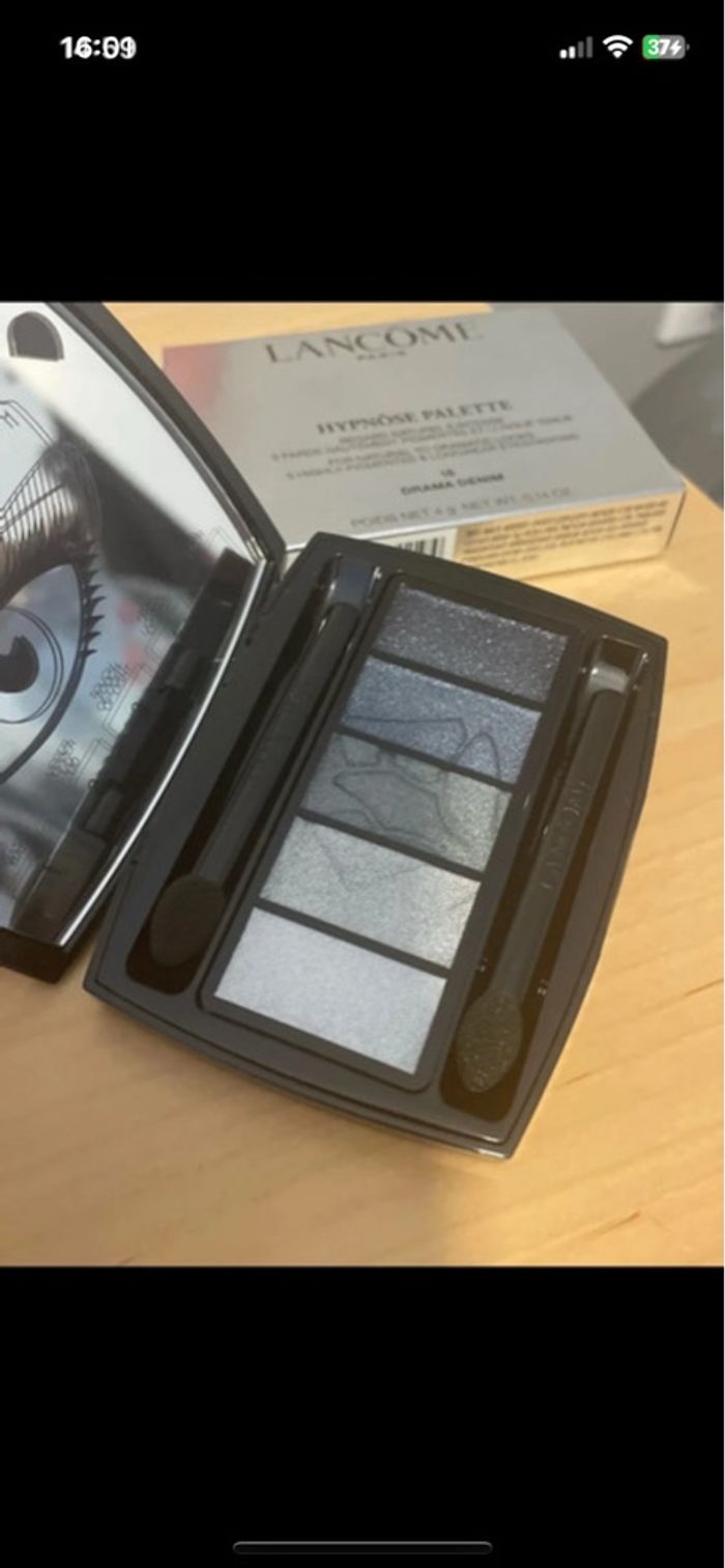 fard à paupières hypnose palette 16 drama denim lancôme - photo numéro 4