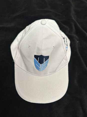 Casquette mêlée ciel & blanc