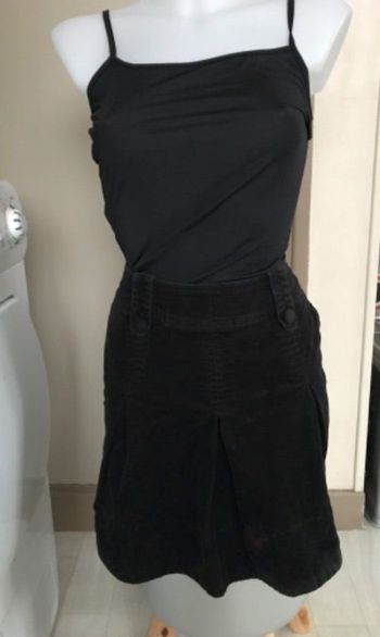 Jupe noire en velour H&M Taille 40