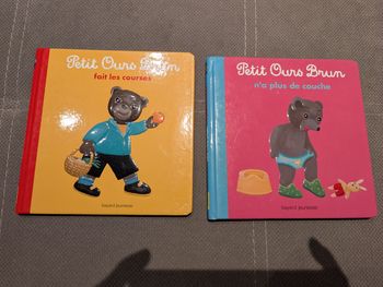 Lot de 2 livres Petit Ours Brun couverture rigide