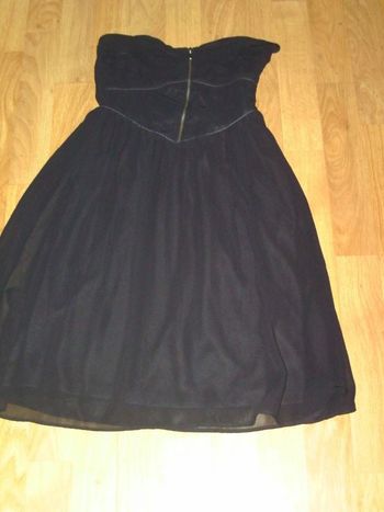 Robe JENNYFER bustier soirée noire taille 34 TBE