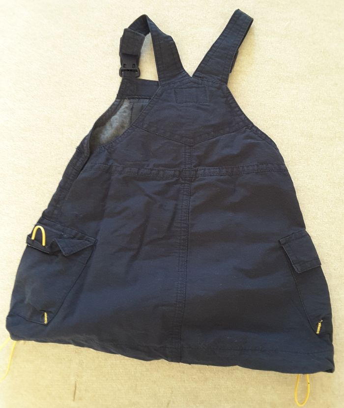 Robe à bretelles -  bleu marine - Mini tribu – 6 mois - photo numéro 2