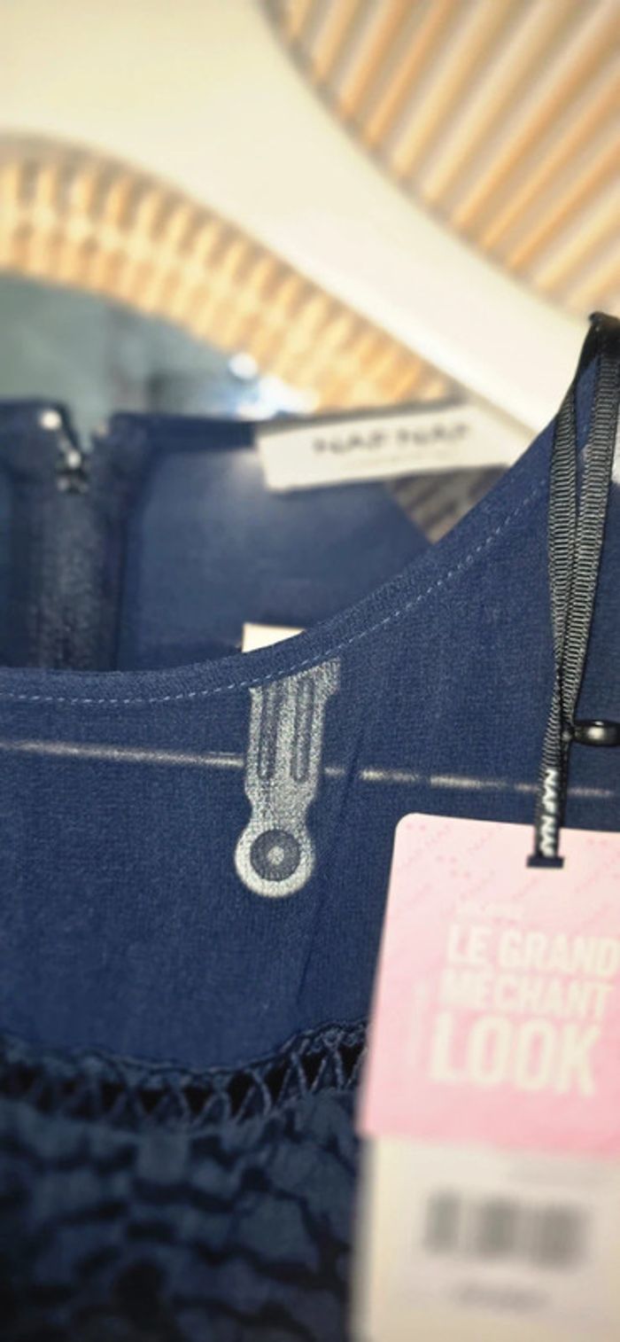 Robe naf naf bleu marine taille 36 neuf valeur 59euros - photo numéro 13