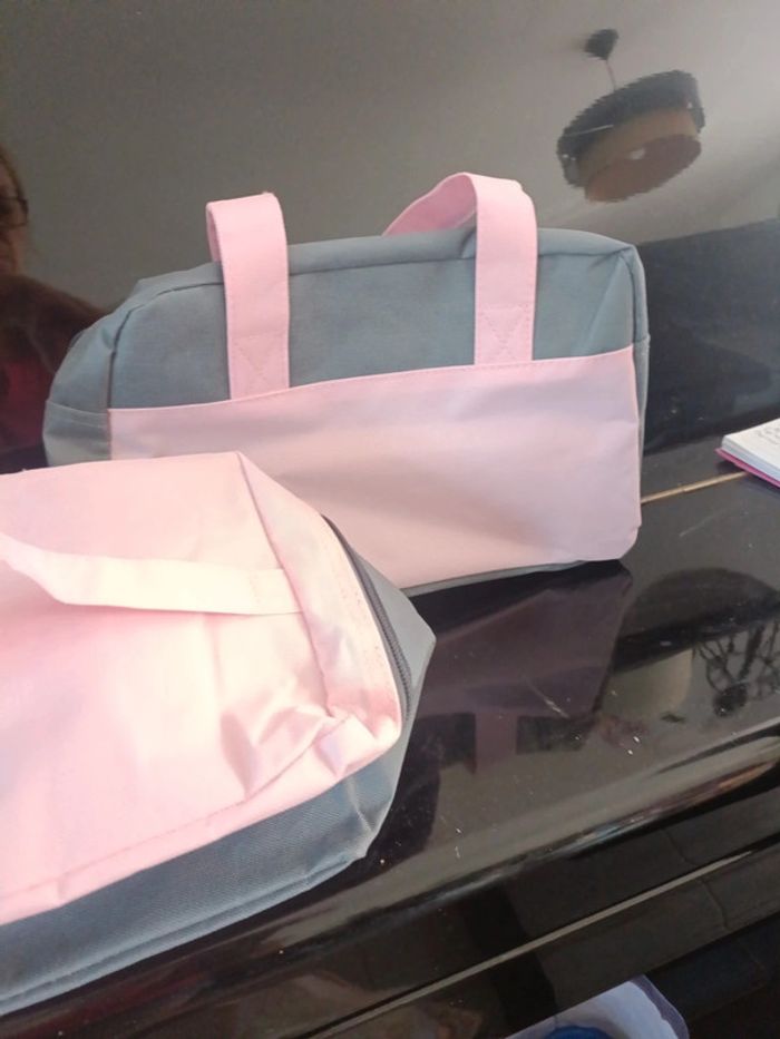 Ensemble bagage gris rose LBVYR - photo numéro 2