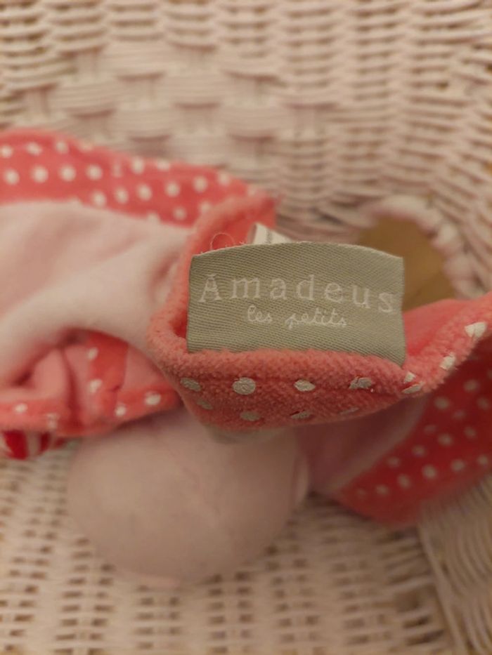 Doudou rond plat chat Amadeus les petits - photo numéro 5