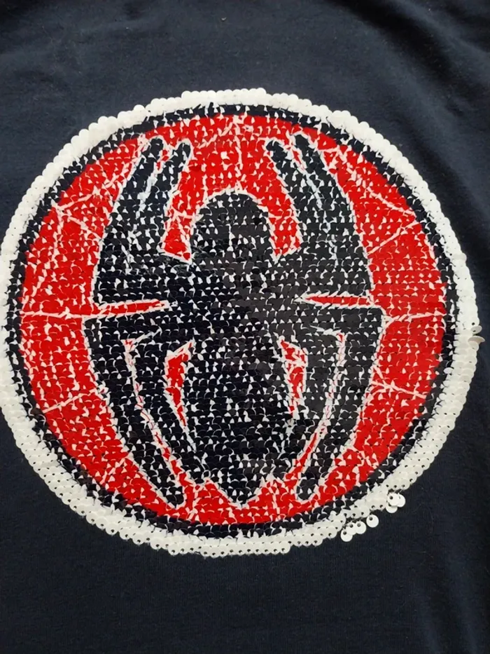 Tee shirt bleu marine spiderman T10A - photo numéro 6