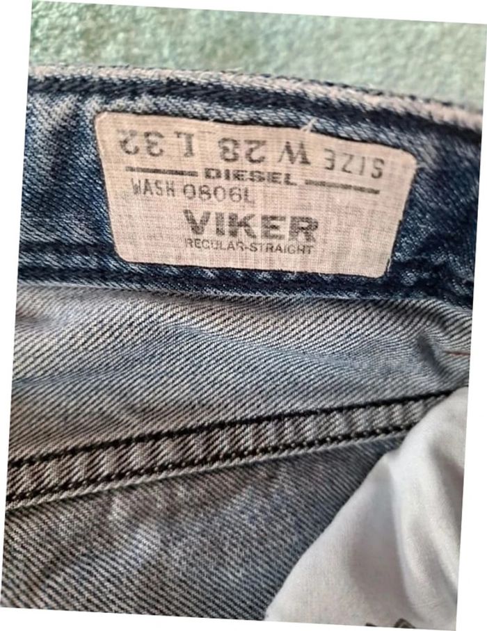 Jean Diesel W28 L32 Wiker regular straight - photo numéro 6