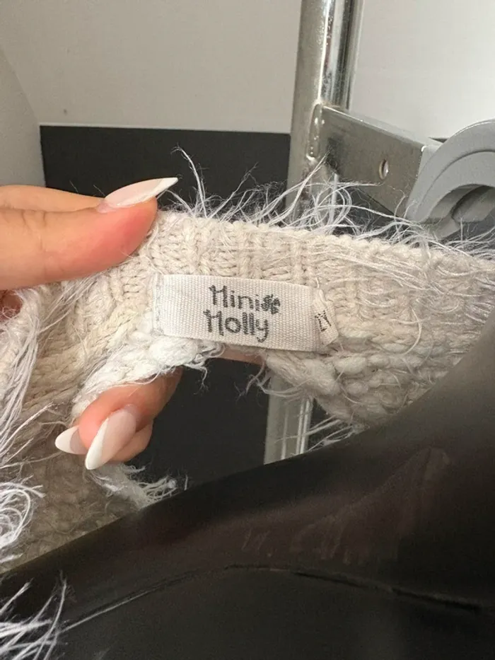 Pull blanc Mini Molly 10-12 ans - photo numéro 4