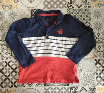 Polo manches longues garçon 3 ans