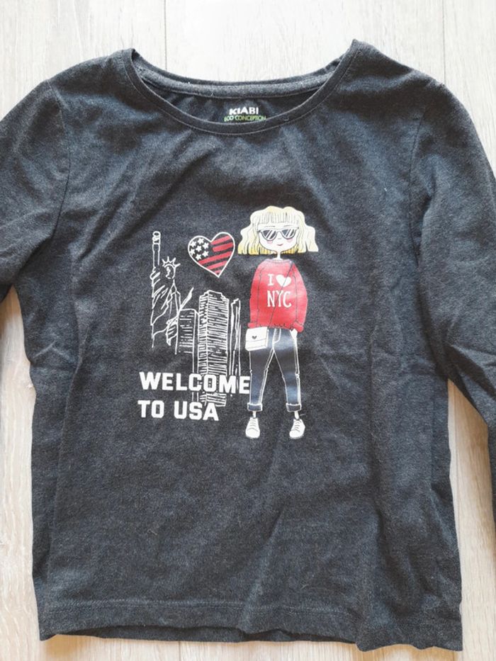T.shirt manches longues Kiabi eco conception 6 ans - photo numéro 2