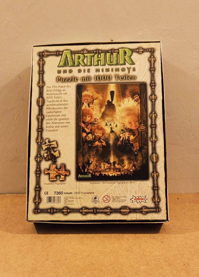 Puzzle 1000p Arthur et les minimoys - photo numéro 3