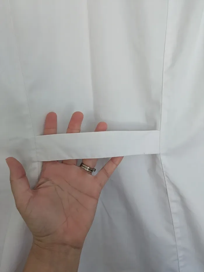 Blouse blanche taille 36 medi S - photo numéro 8
