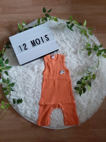 Combi arc-en-ciel côtelée neuve