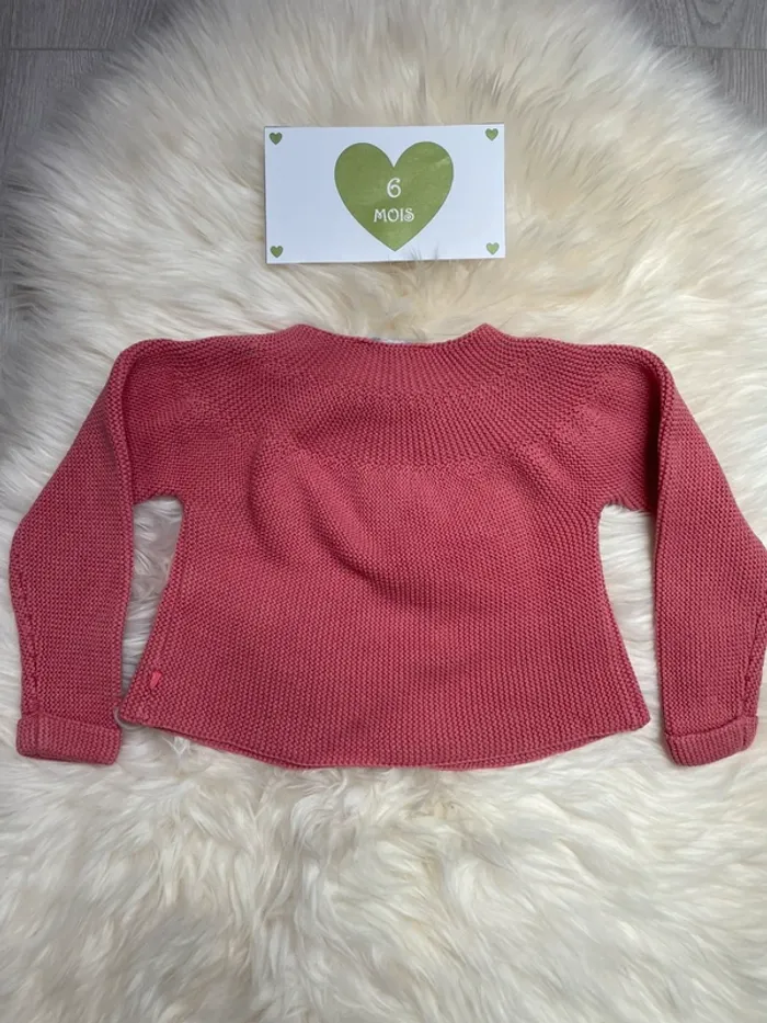6 mois - Gilet corail Obaidi - photo numéro 3