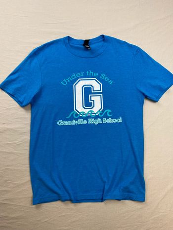 T-shirt imprimé sport USA, homme, été, Bleu S