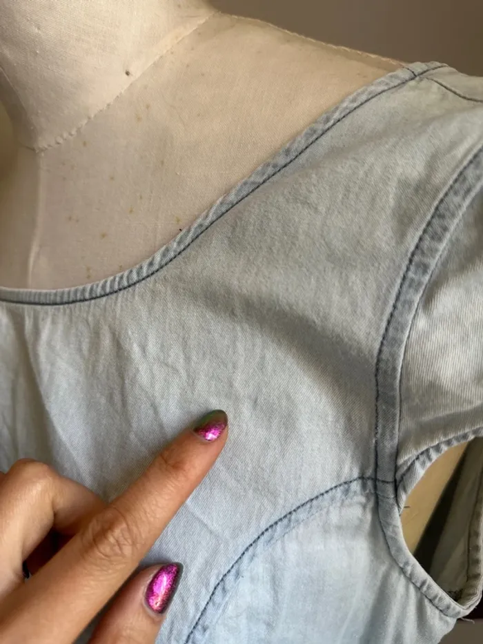 Robe en jean fin Mim 38/M - photo numéro 3
