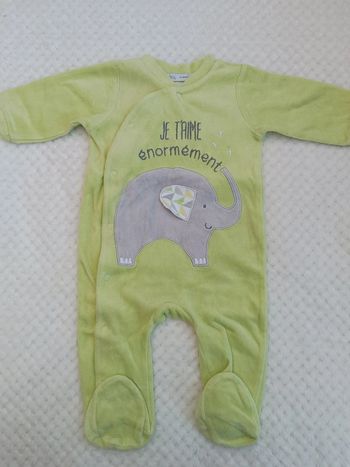 🔸Pyjama 1 pièce Baby by Gémo – 9 mois 🔸