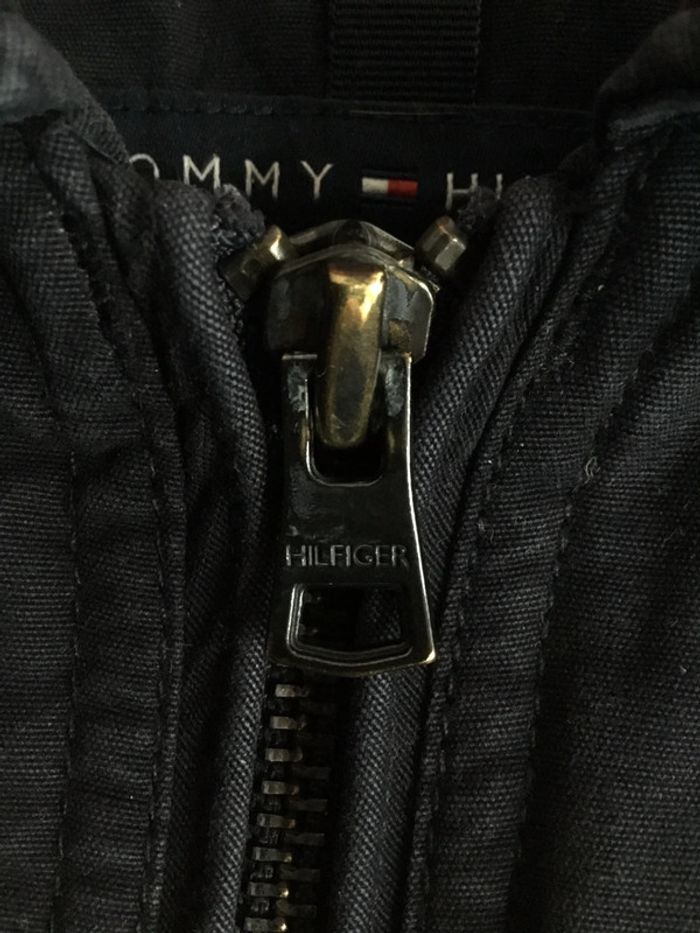 Veste Harrington pour homme Tommy Hilfiger bleu marine taille XS 075 - photo numéro 5