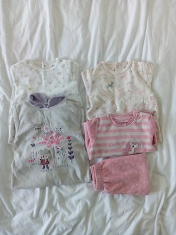 Lot de pyjamas fille 18 mois