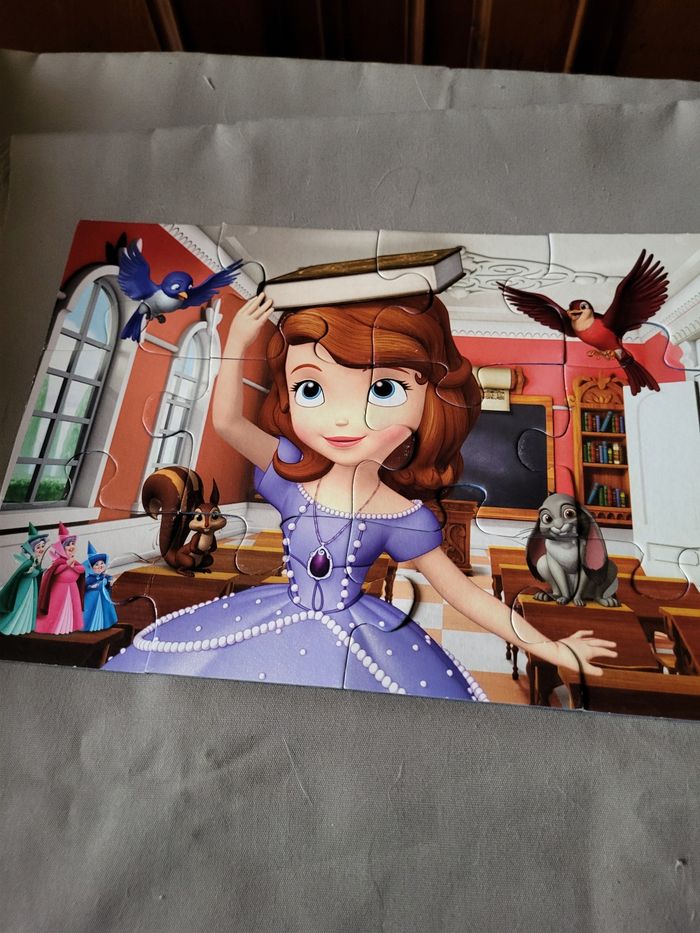 Lot de 2 puzzles disney princesse - photo numéro 3