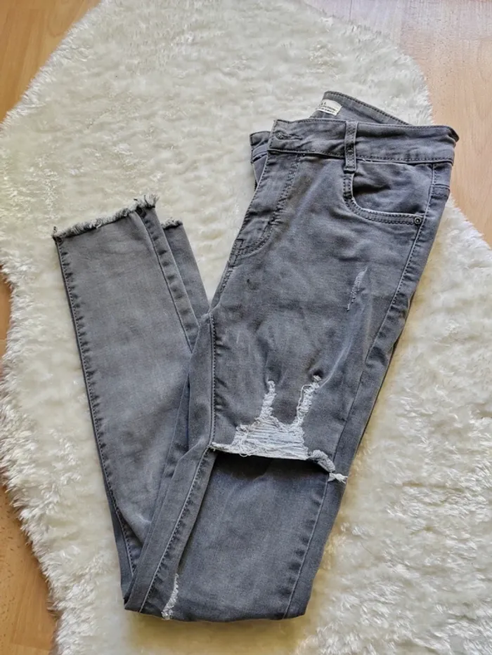 Lot de 2 jeans fantaisies skinny taille 38 - photo numéro 7