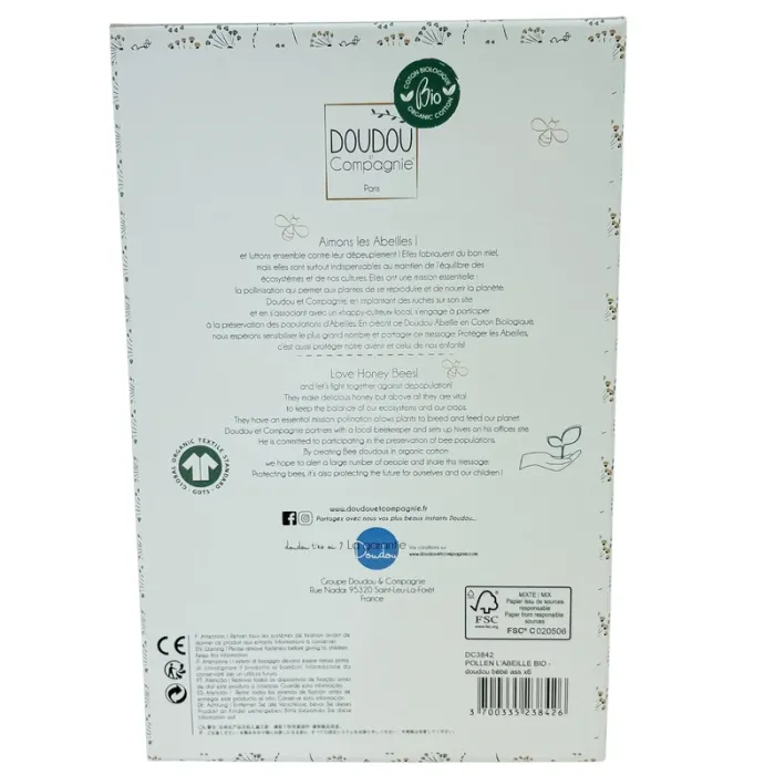 Doudou en coton bio NEUF - photo numéro 3