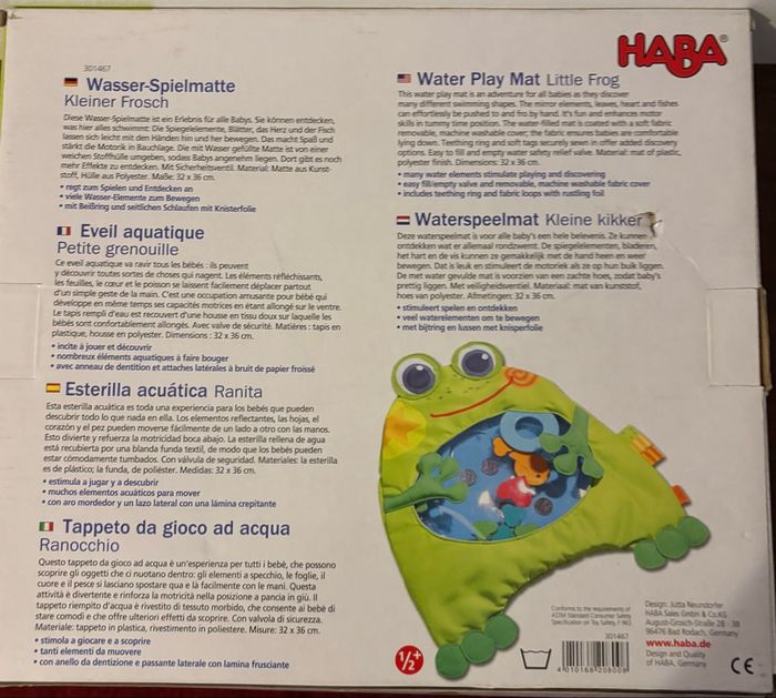 Tapis d'Éveil Aquatique HABA - Petite Grenouille - photo numéro 2