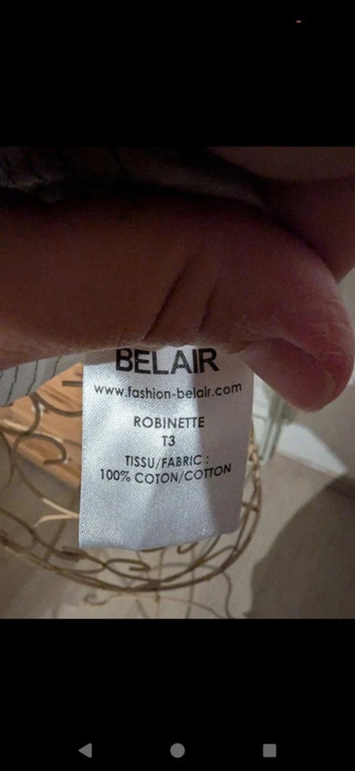 Tunique blanc gris Belair Taille L - photo numéro 4
