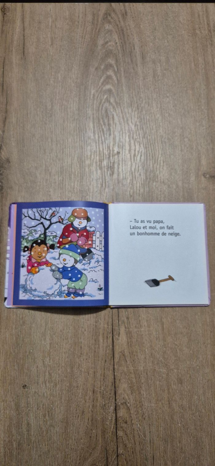 Livre T'choupi fait un bonhomme de neige - photo numéro 2