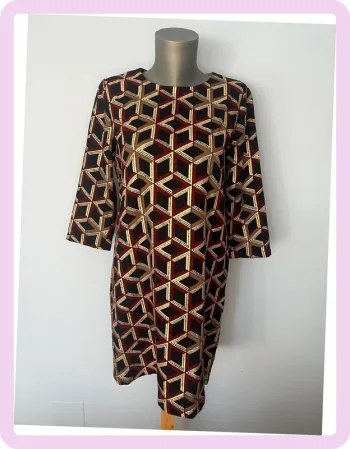 Robe Graphique See U Soon – Taille 2 (40) 👗