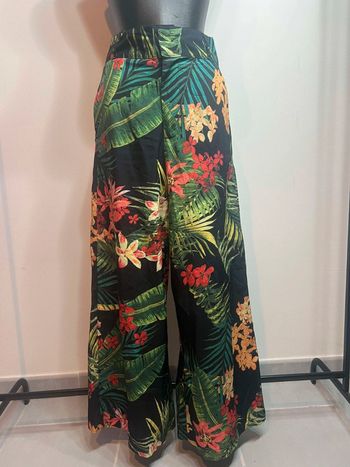 Pantalon fluide multicolore femme Small