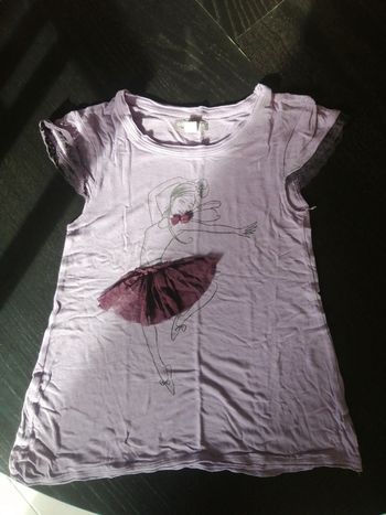 Tee shirt Mauve Orchestra 6 ans