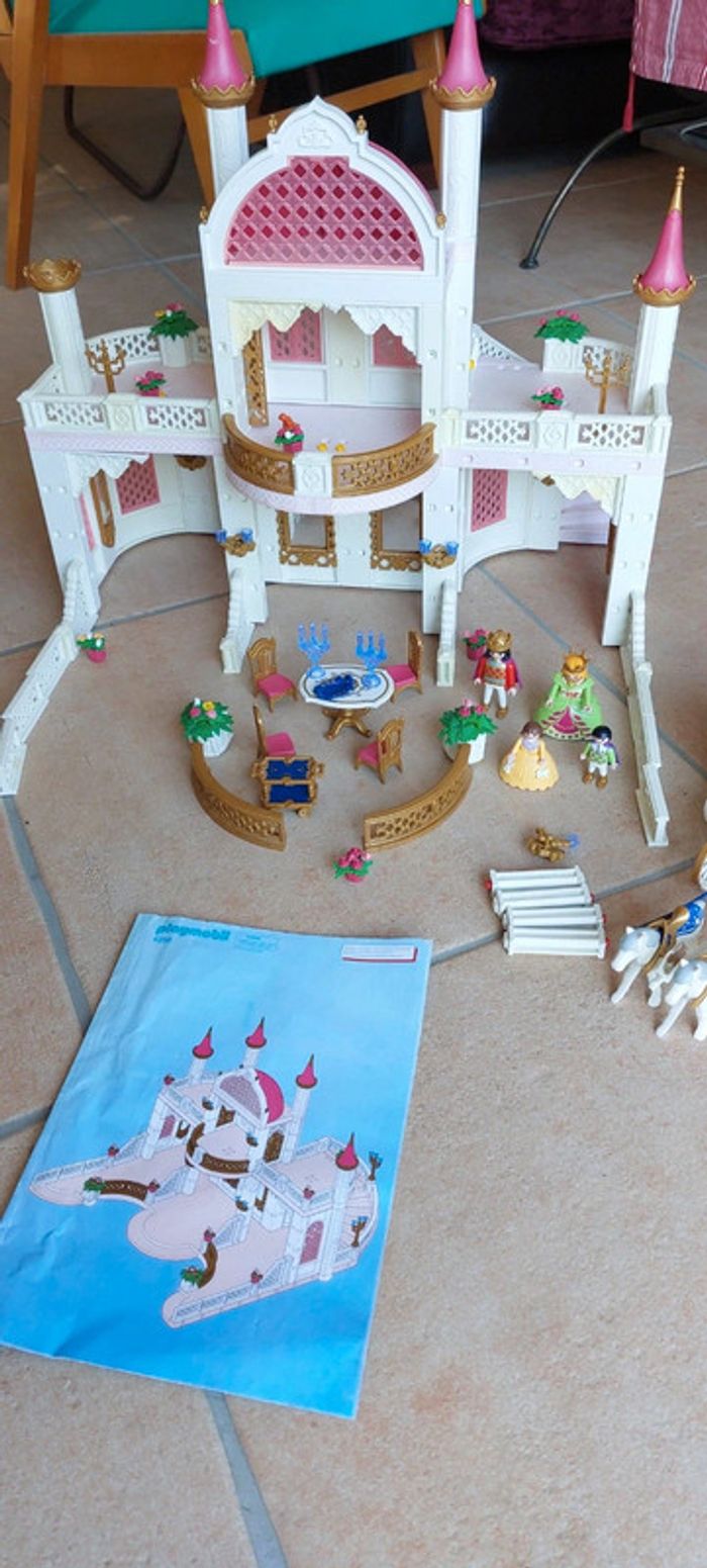 Château de princesse et diligence playmobil - photo numéro 3