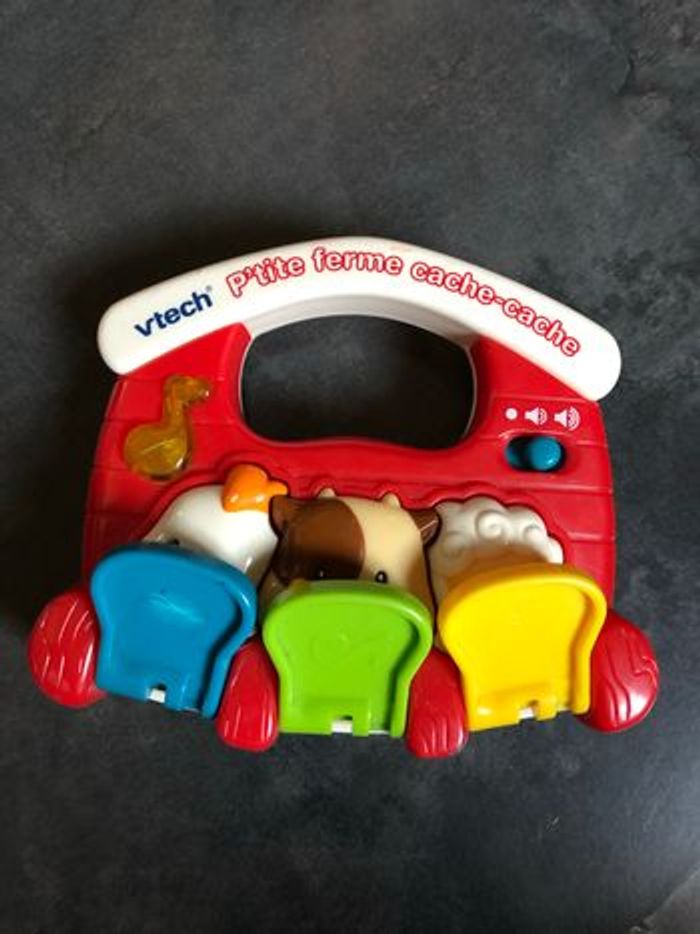 Hochet parlant et musical P’tite ferme cache cache Vtech dès 6 mois - photo numéro 2