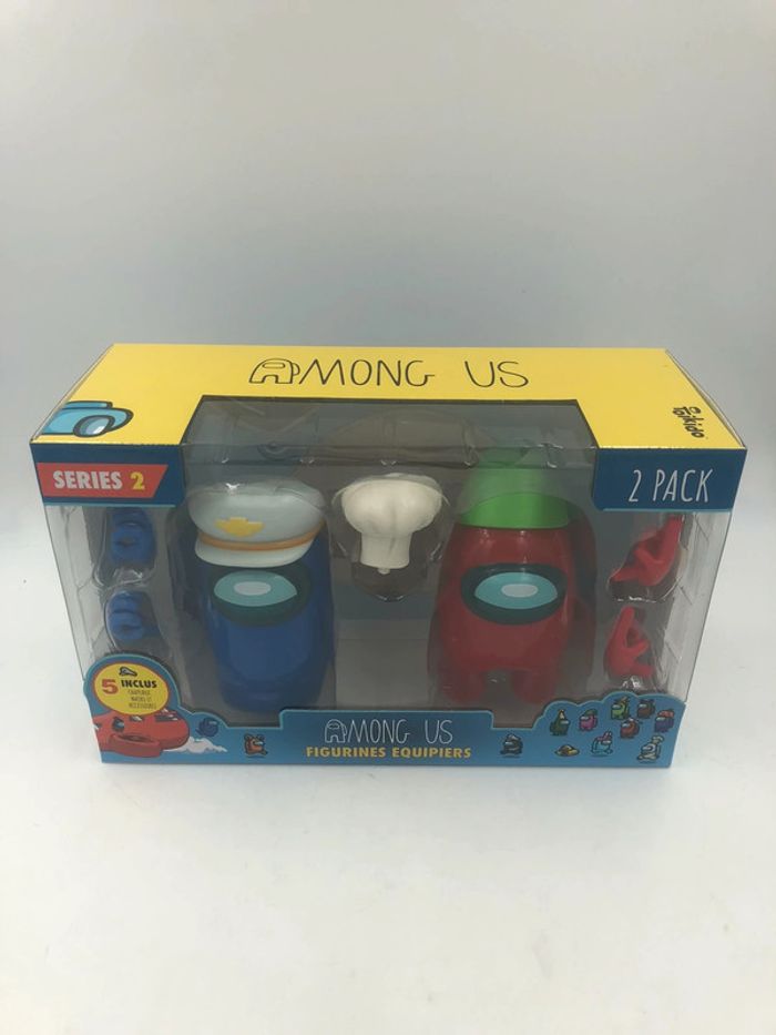 Coffret deux grandes figurines Among Us series 2 neuf