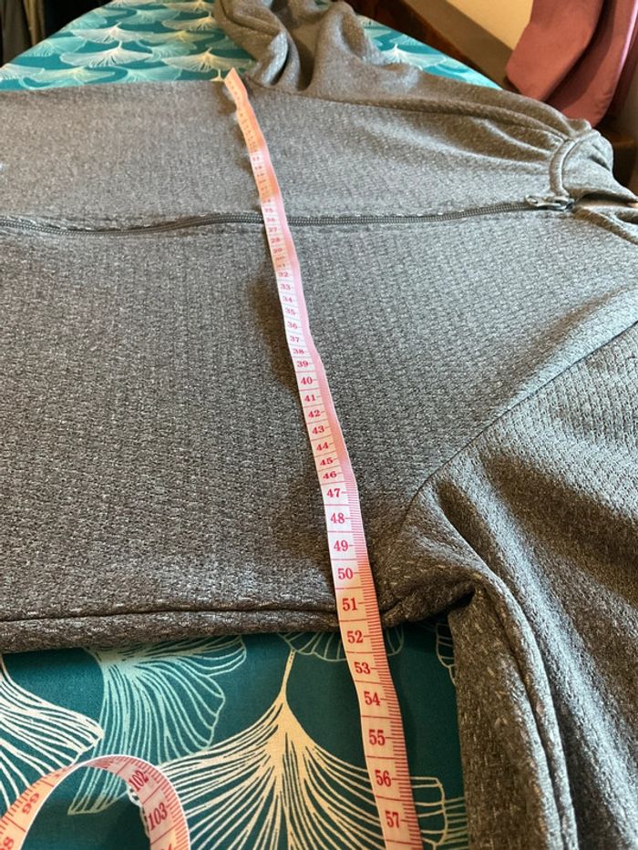 Sweat zippé à capuche C9 by Champion gris foncé taille 16/18 ans S adulte 208 - photo numéro 7