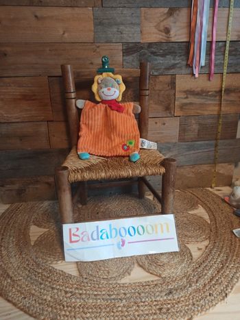 Doudou Lion mots d'enfants tbe